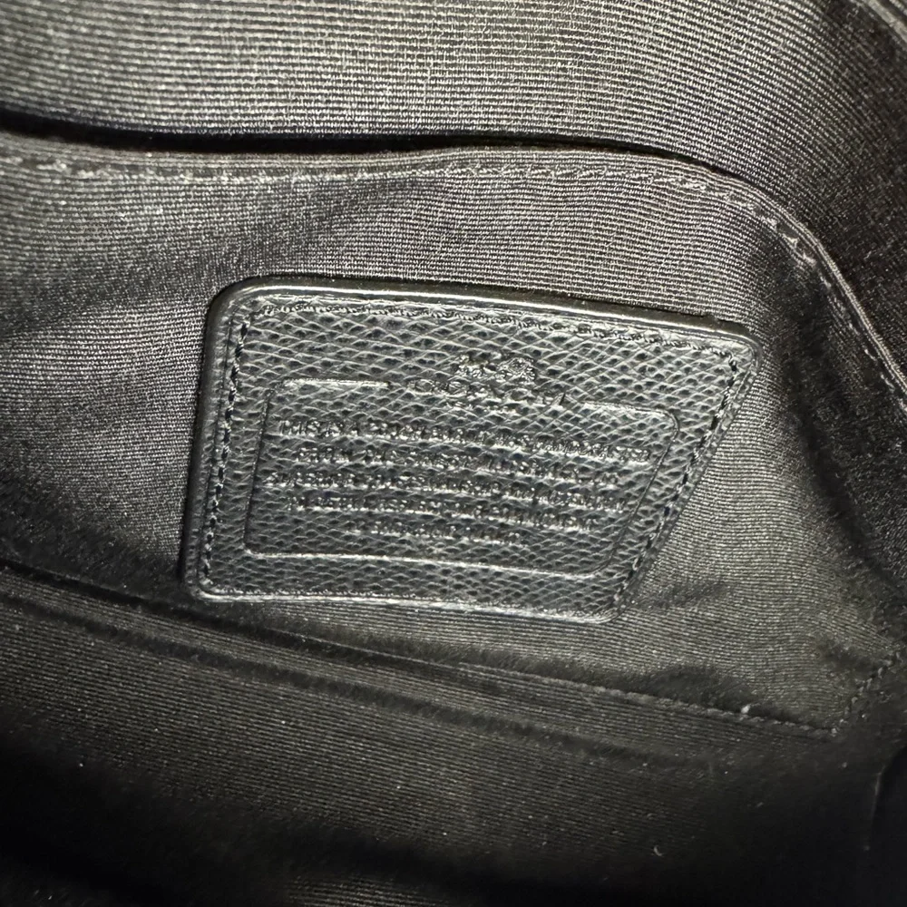 EUC COACH STAR CANYON Black shoulder bag/missing strap - Picture 7 of 7